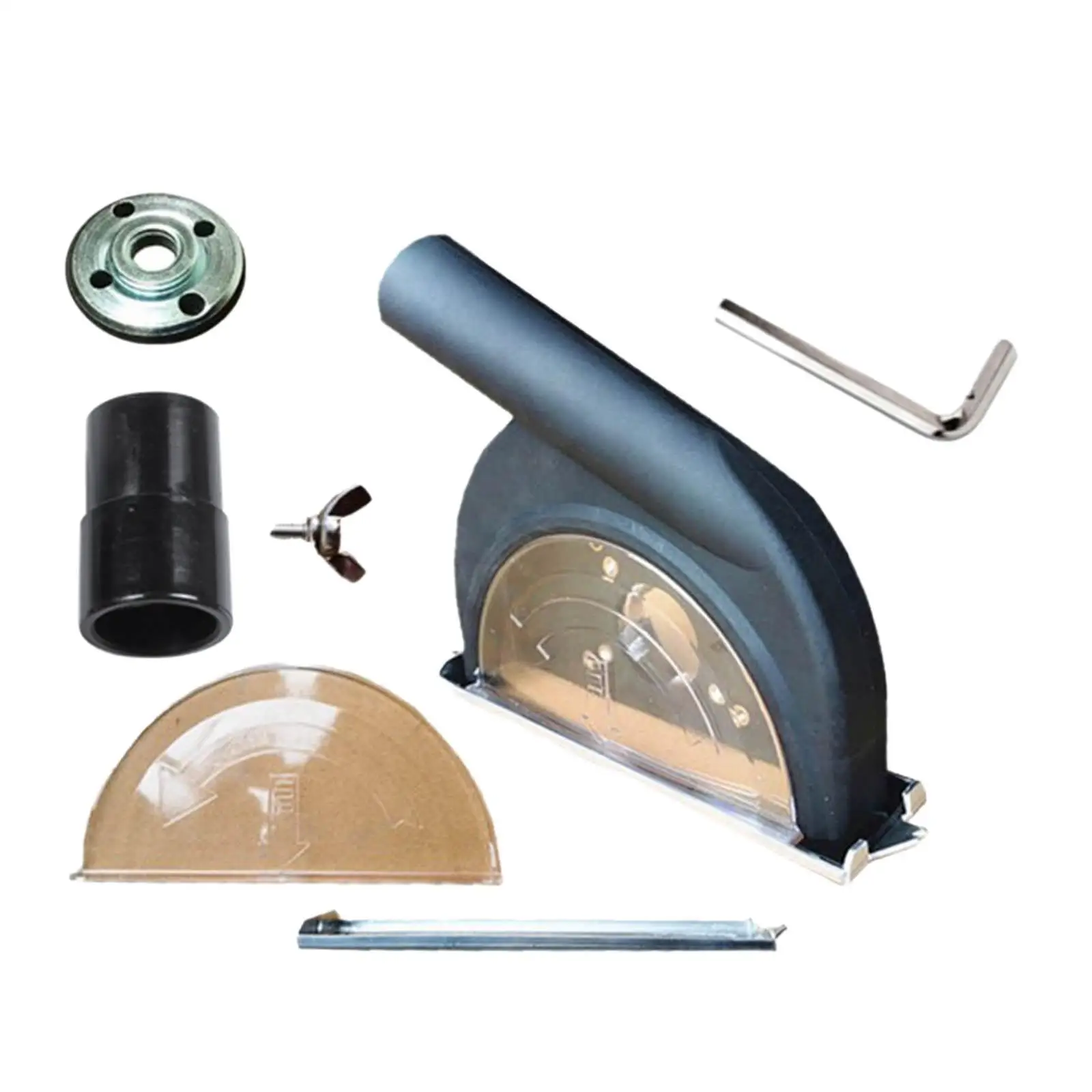 

Угловая шлифовальная машина, пылесборник, металлический пылесборник для шлифовки поверхности, бетона, силовой Угловой Инструмент, гранит, ...