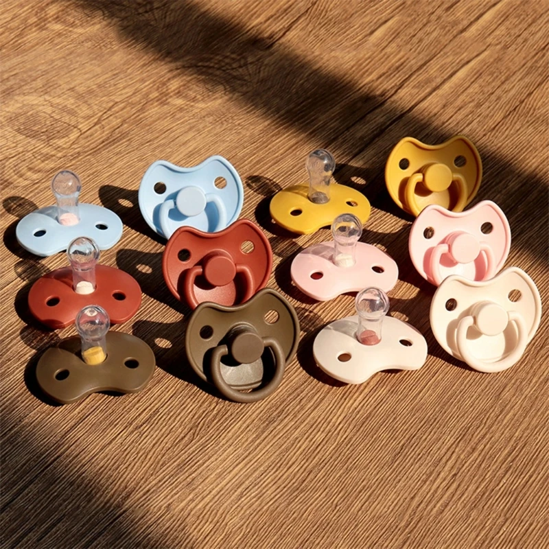 

BPA Free Silicone Baby Pacifier Soft Safe Food Grade Newborn Nipples Appease Pacifier Toddlers Teether Baby Feeding Items