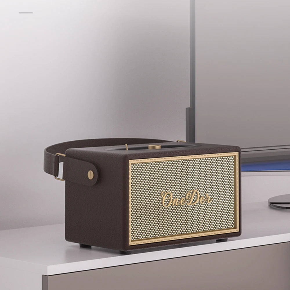 

Bluetooth-Колонка D6 в стиле ретро, 5000 мАч