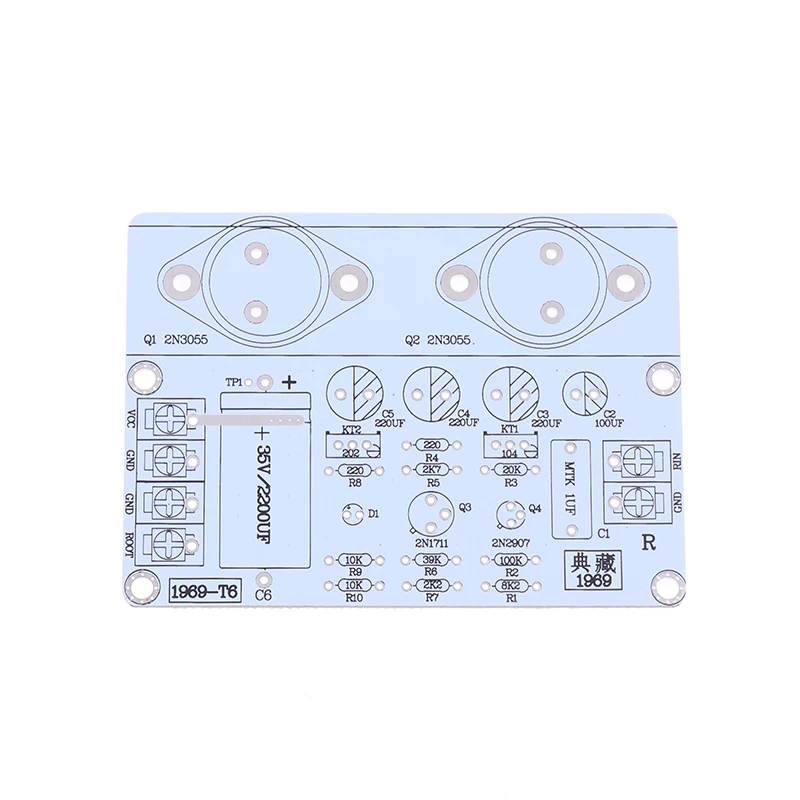 

Classic Hood 1969 Audio Amplifier Board PCB Two Channel HiFi Class A Power Amp