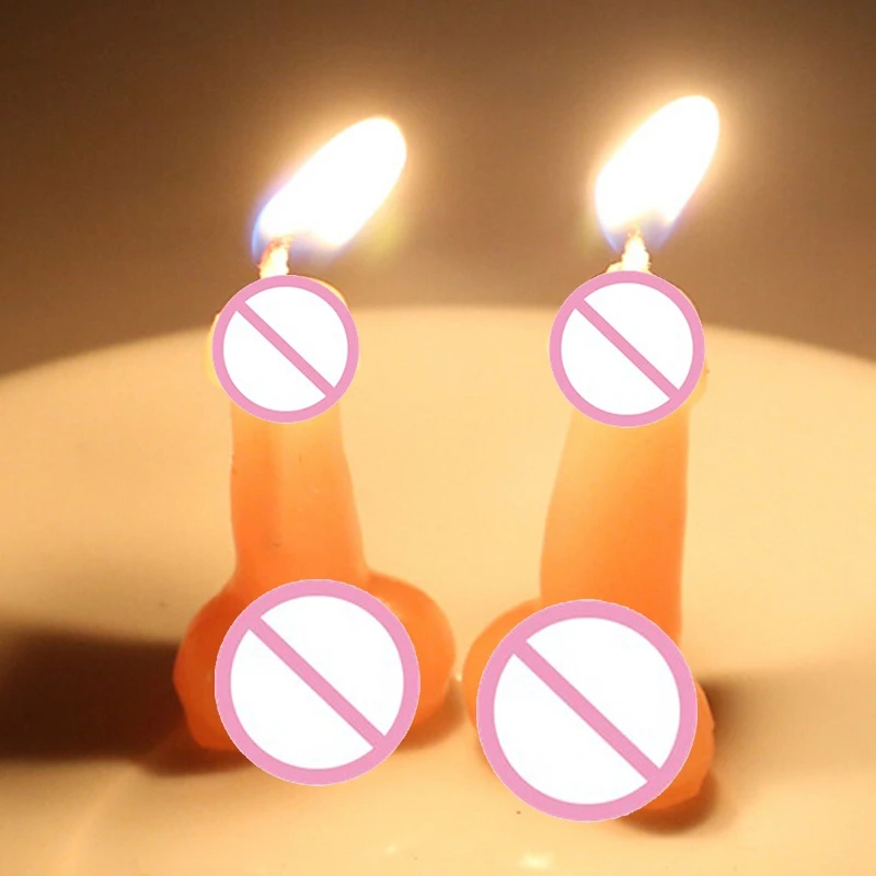 1 пара мини-свечи для любого повода игрушки куриных вечеринок |