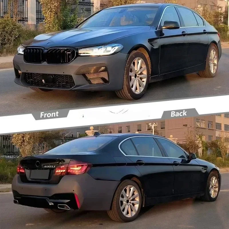 Автомобильный бампер F10 F18 обновление до 2022 года G30 Lci M5 фары задние фонари капот