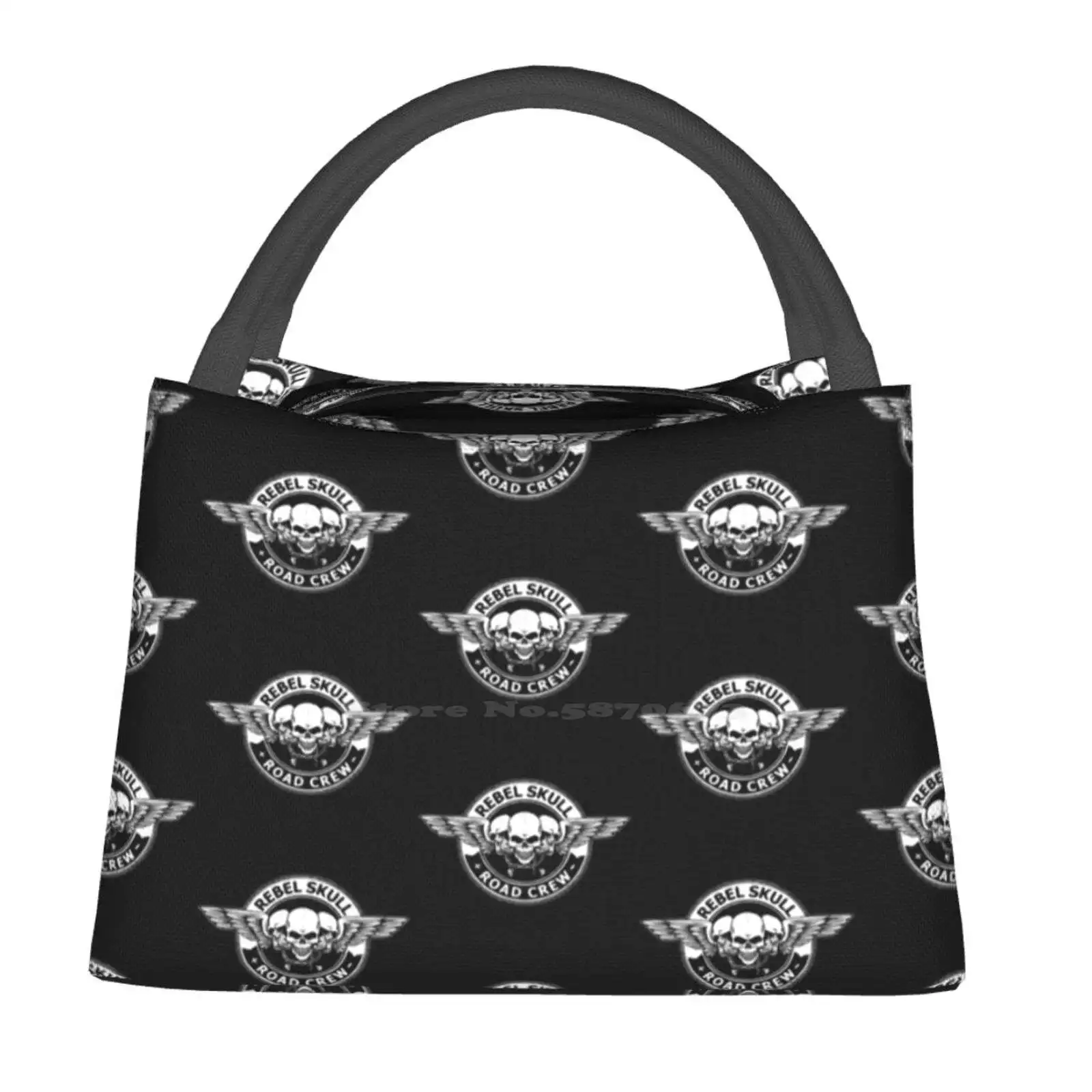 

Векторные черепа с логотипом крыла портативная изоляция для еды сумка-холодильник тоут векторный вектор