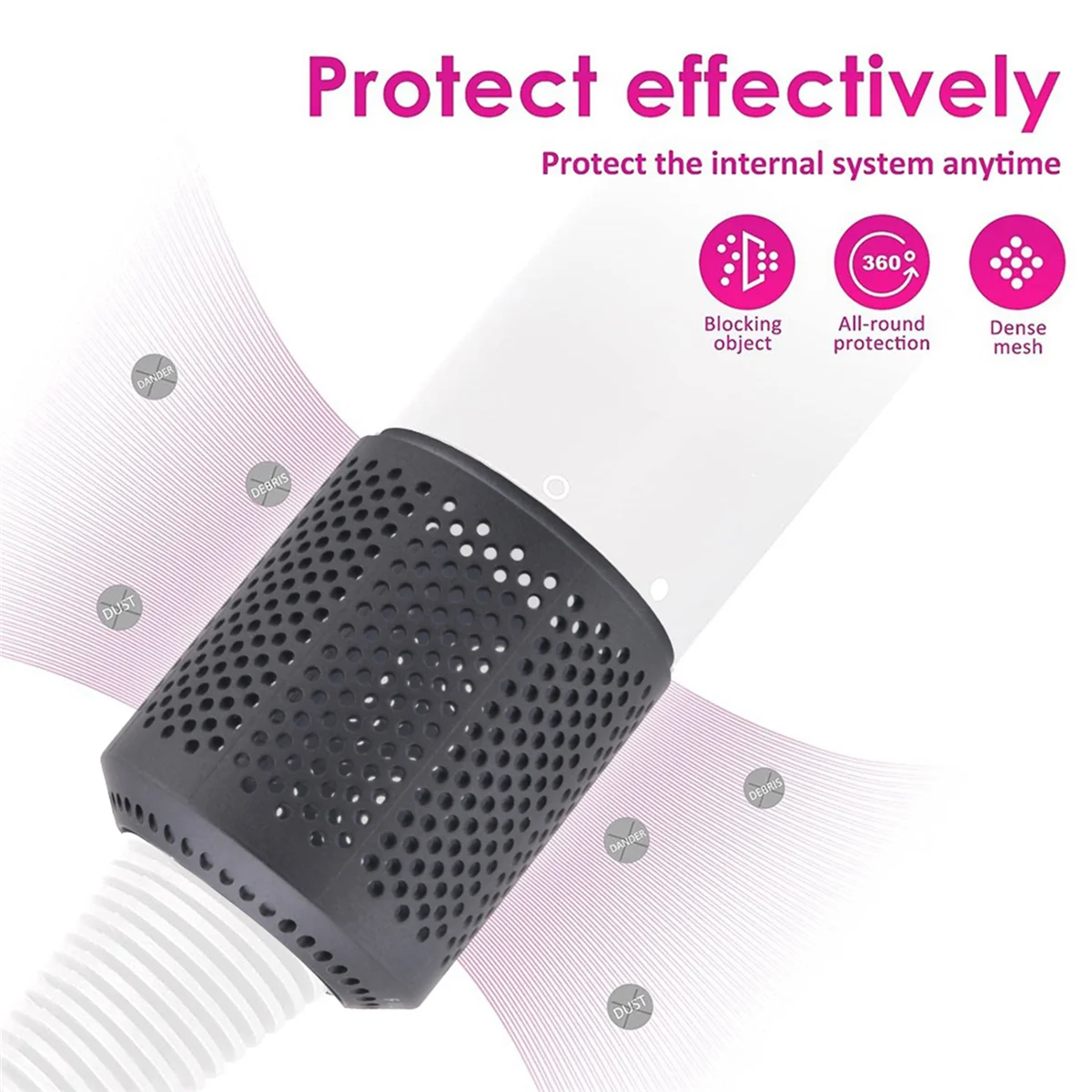 Замена сетки фильтра для фена моделей Dyson Supersonic HD01 HD03 HD08 внешняя сетка часть B