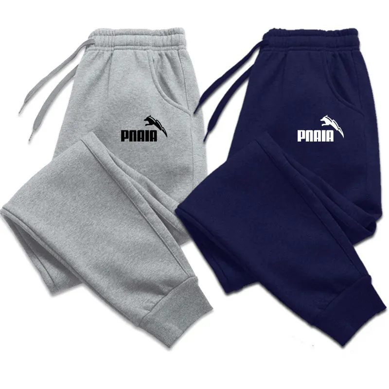 

PNAIA Men Women Long Pants Autumn and Winter Mens Casual Sweatpants Soft Sports Pants Jogging Pants 5 Colors Brand Logo Print