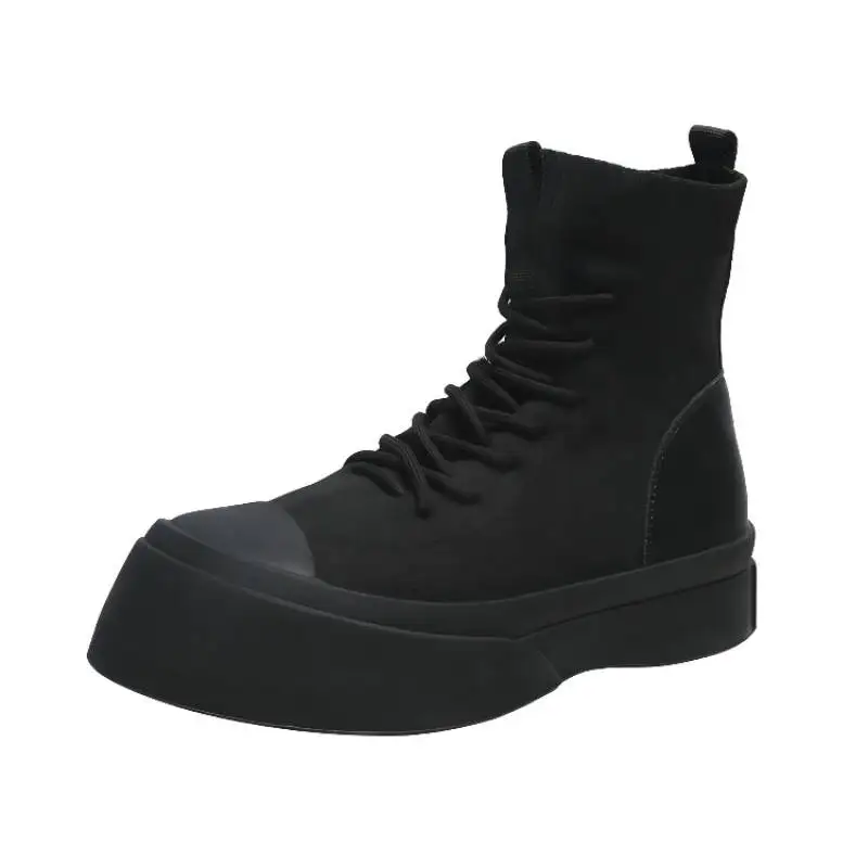 TOPHQWS Casual Women Ankle Boots 2022 Fashion Slip On Platform Sock Boots Autumn Winter Designer Shoes Women Punk Gothic Boots