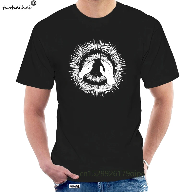 

Мужская хлопковая футболка с коротким рукавом и круглым вырезом