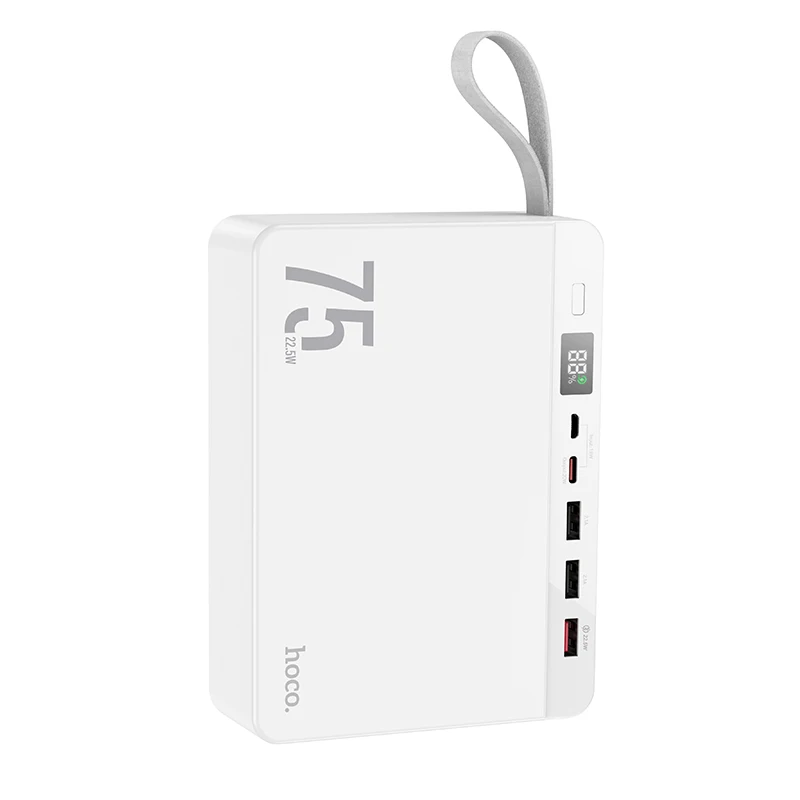 Kup HOCO Power Bank 75000mAh 22.5W PD Szybkie ładowanie Poverbank Telefon Komórkowy Zewnętrzna ładowarka Powerbank Dla Iphone 14 13 12 11
