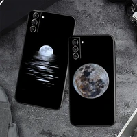 creative moon phone case for huawei y92018 y7p 2020 y9a y6 2019 y7 y6p y9 y8s y7s prime y8p y92018 v1c7 tpu cute painted