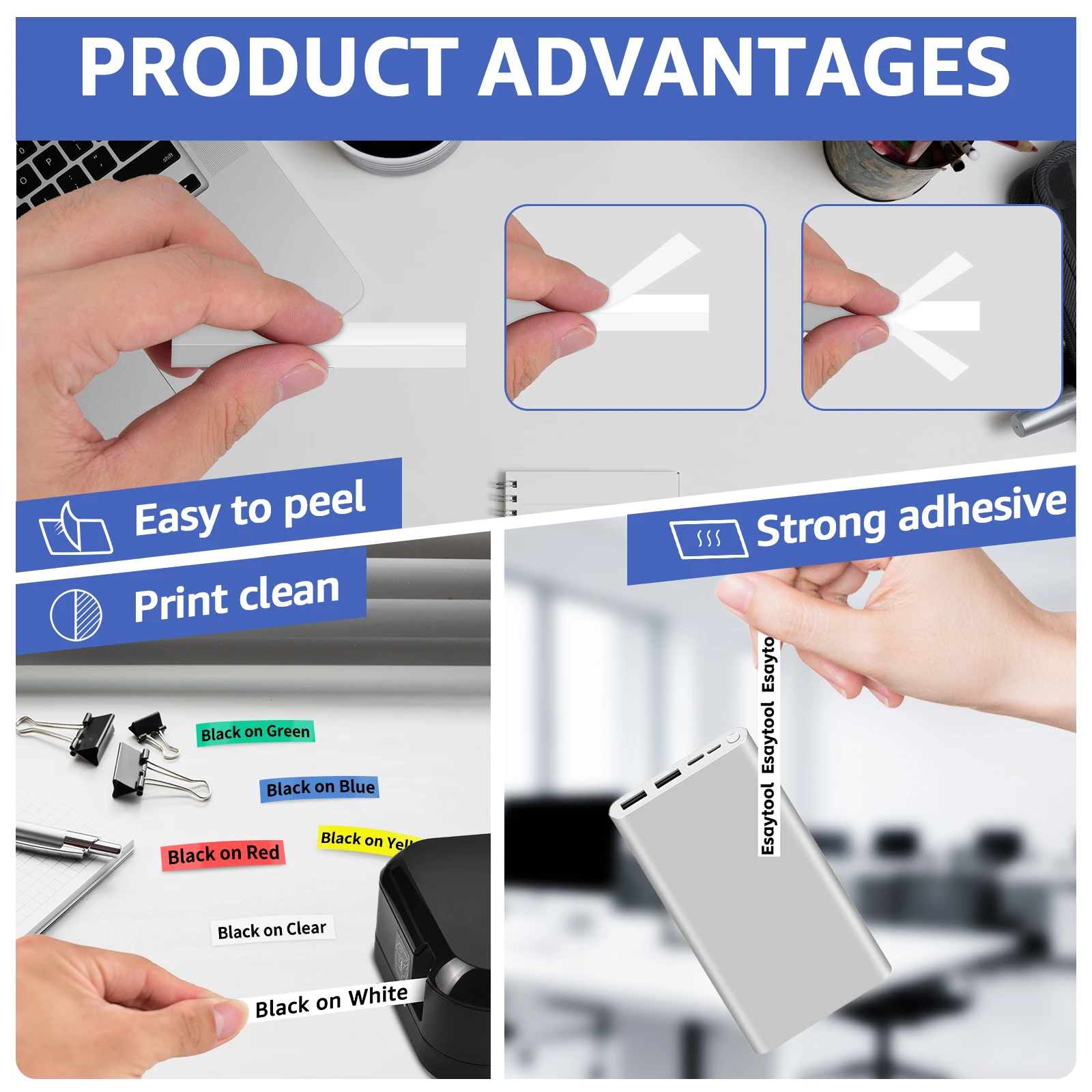 20 шт. лента для этикеток разных цветов совместимая с Brother 12 мм TZe231 TZe431 TZe531 TZe631