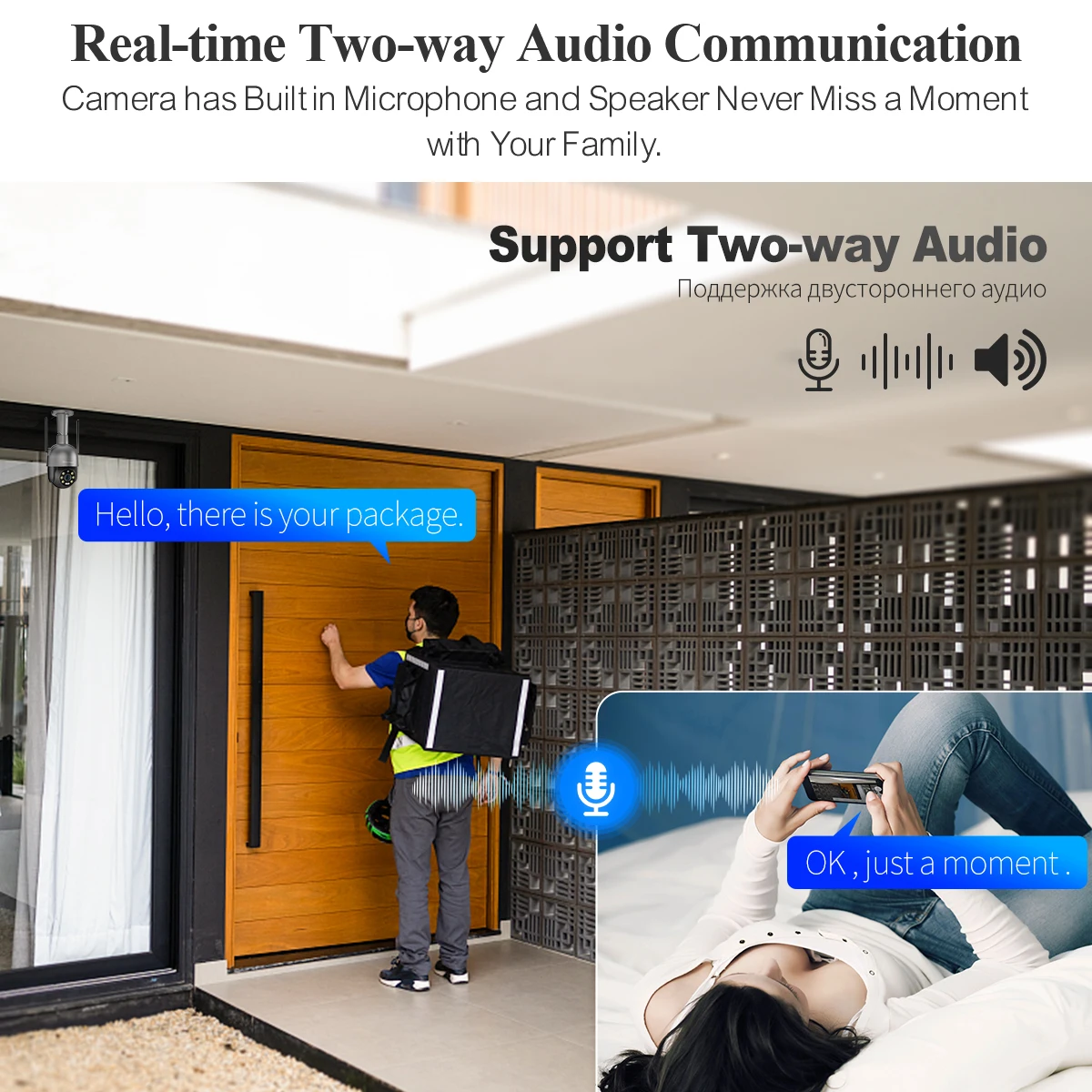 Беспроводная IP-камера Techage 8 Мп 4K 2K PTZ наружная камера видеонаблюдения с Wi-Fi