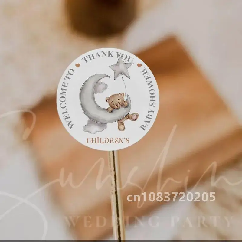 Наклейки с плюшевым мишкой на заказ наклейки Добро пожаловать для маленьких