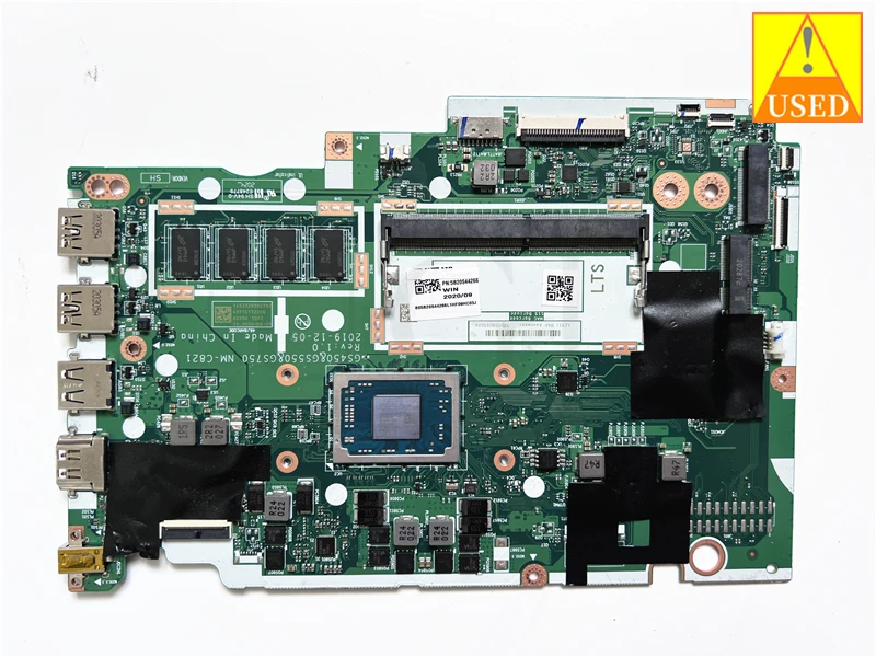 

USED Laptop Motherboard 5B20S44266 NM-C821 For Lenovo IdeaPad 3 15ADA05 R3-3250U 4GB RAM Fully Tested to Work Perfectly