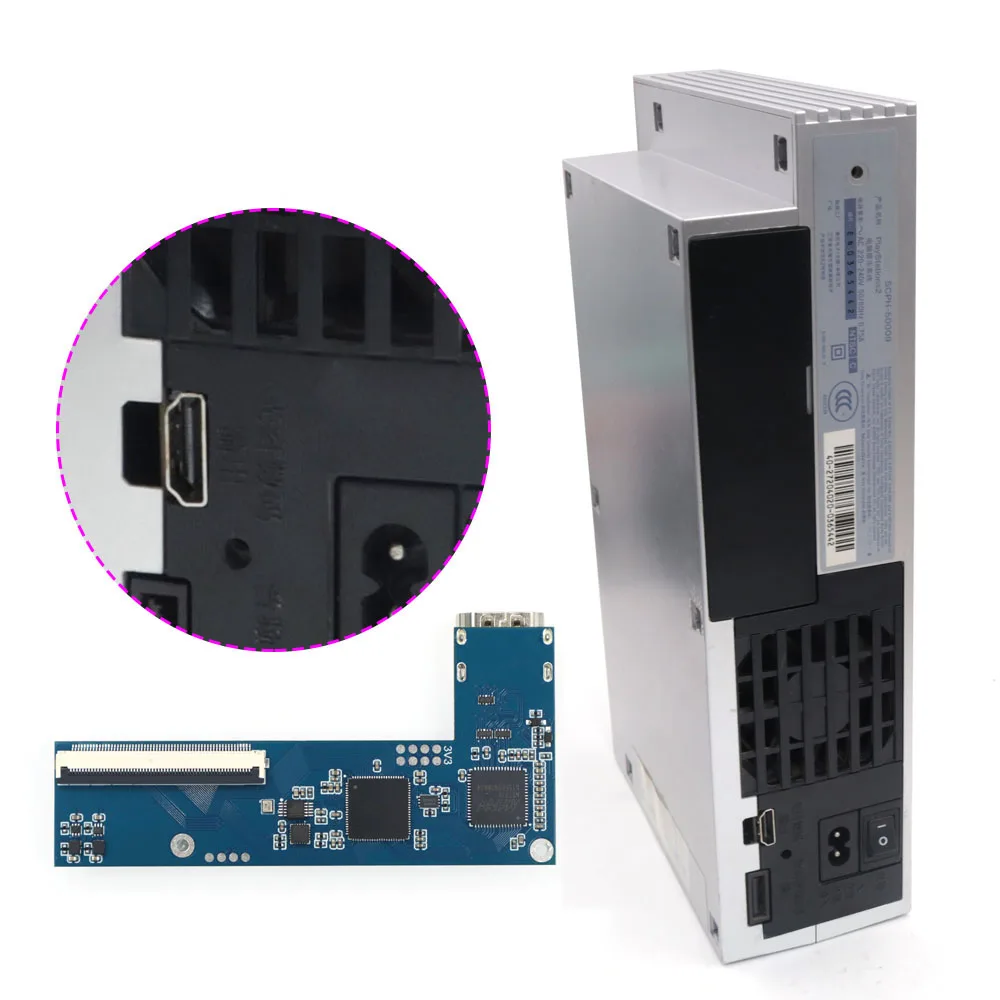 Фото Комплект для модификации PS2 Fat Console с цифровым HDMI-выходом (Digital-to-Digital HDMI Kit) для PS2 Fat Console, требует пайки. №4