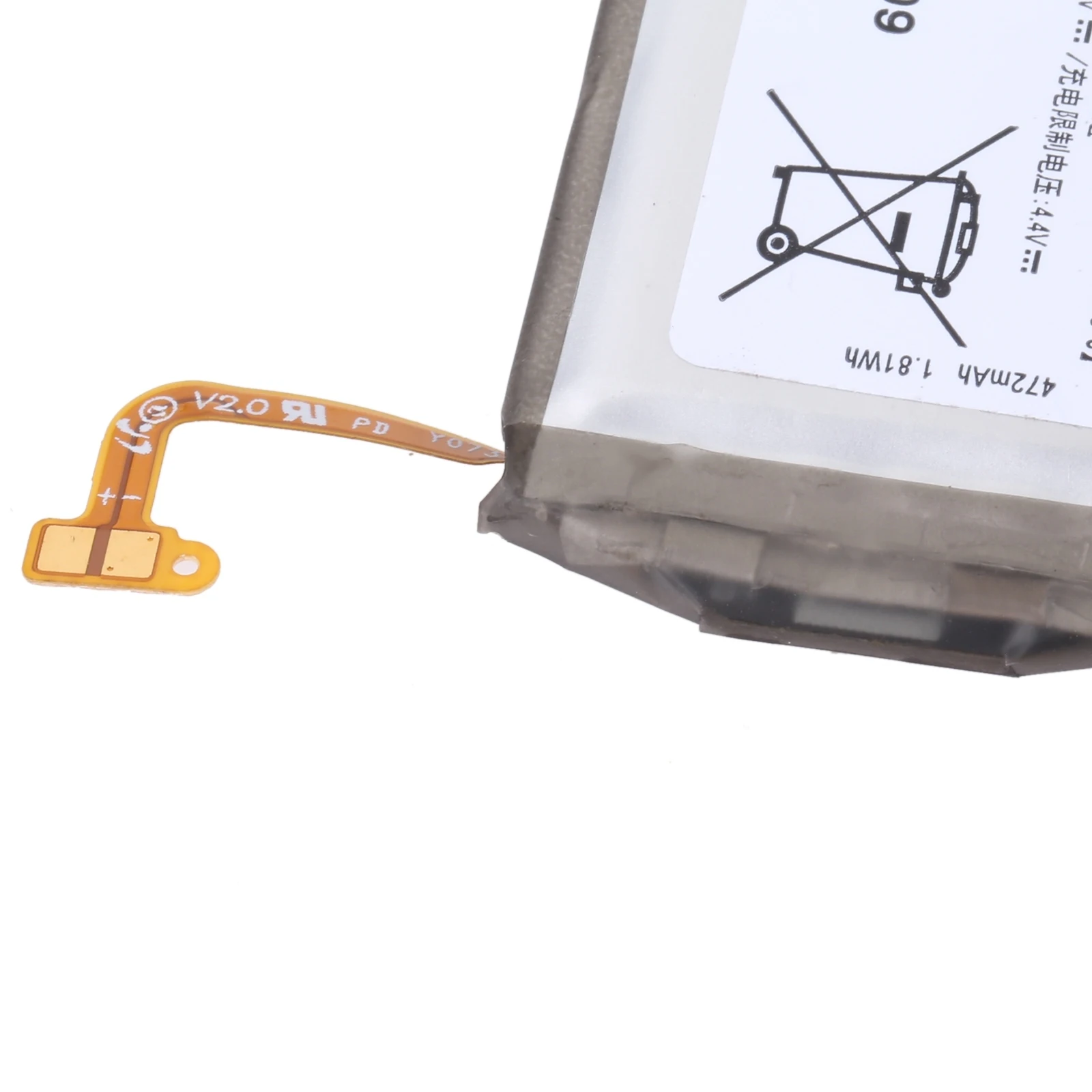 472 мАч EB-BR800ABU литий-полимерная батарея для замены Samsung Gear S4 46 мм SM-R800 SM-R810