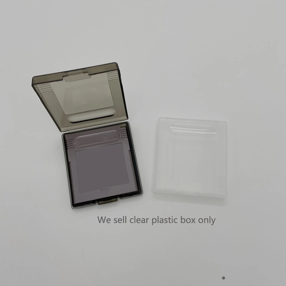 High quality transparent cover shell for gameboy GB GBC original game card protective storage display collect box
