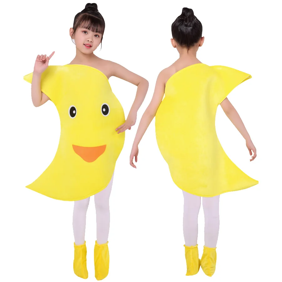 Детский костюм для косплея с изображением солнца луны звезд облаков капель дождя