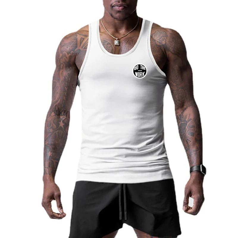 

Muscleguys Mesh Gym Tank Top Mens Fitness Stringer Singlets Bodybuilding Sleeveless Shirt Summer Slim Fit Quick Dry Sports Vest