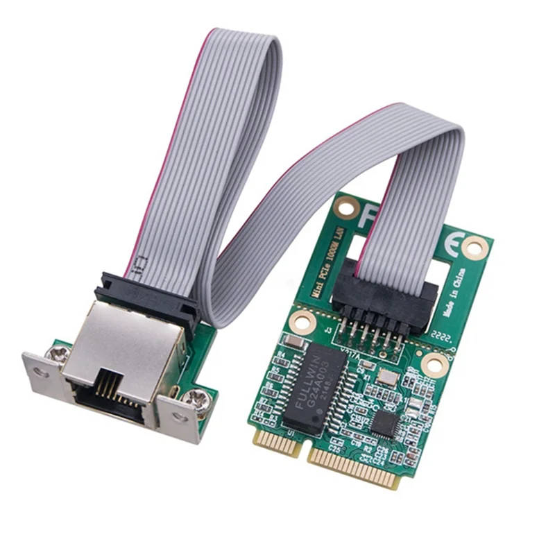 Сетевая мини-карта PCI-E 1000 Мбит/с Gigabit Ethernet адаптер NIC RTL8111F PCI Express 10/100/1000M RJ45 LAN
