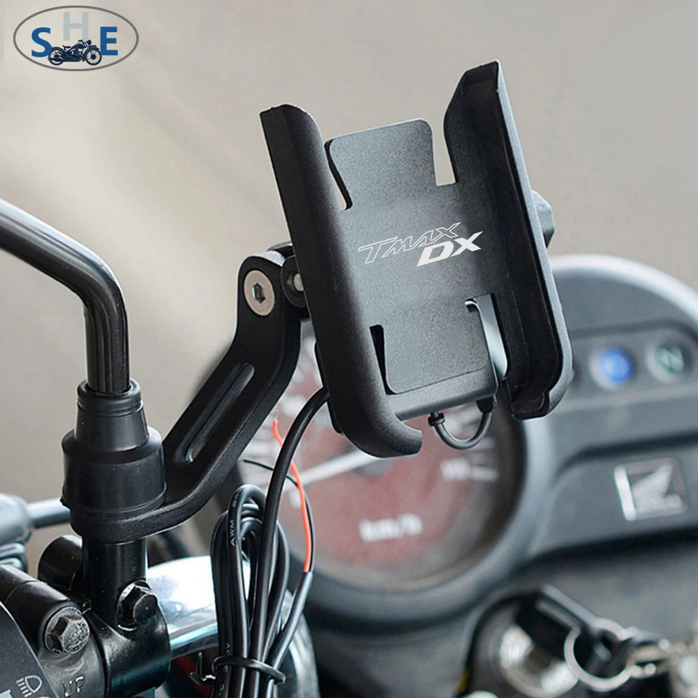 TMAXDX For YAMAHA TMAX500 TMAX530 TMAX560 TMAX T-MAX DX/SX Motorcycle Handlebar Mobile Phone Holder GPS Stand Bracket