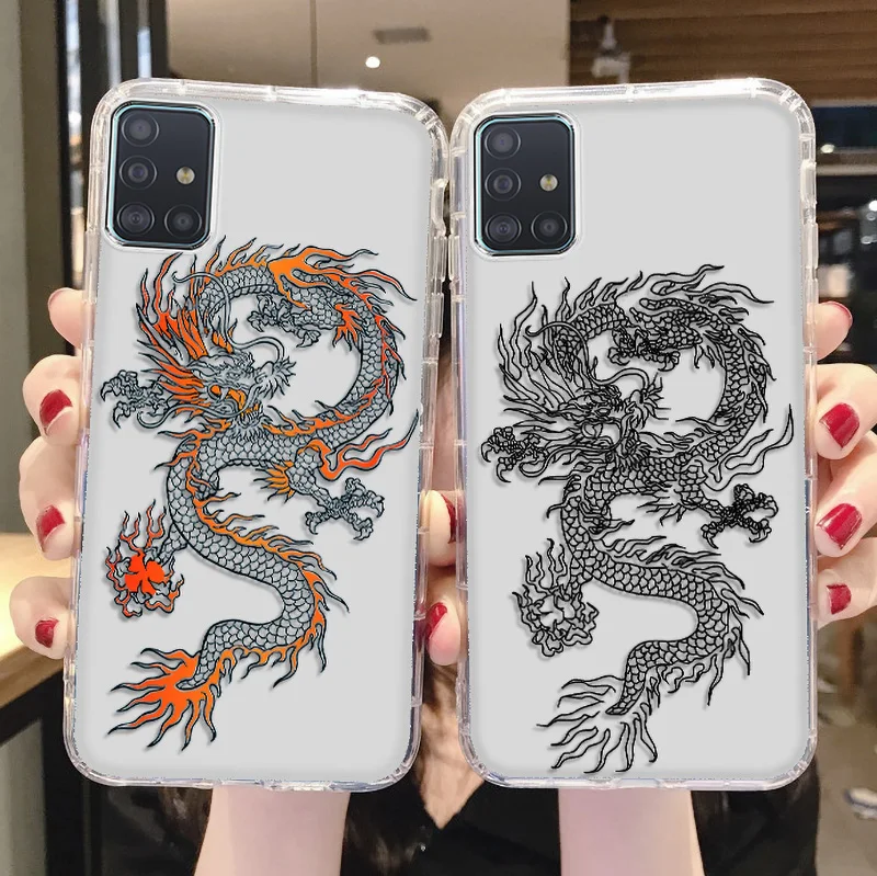 

Dragon Case For Samsung A32 Fundas A52 A52s 5G A53 A33 A73 A13 A12 A51 A72 A71 A50 A21S A31 A30s A22 A20E A11 A10 SIlicon Covers