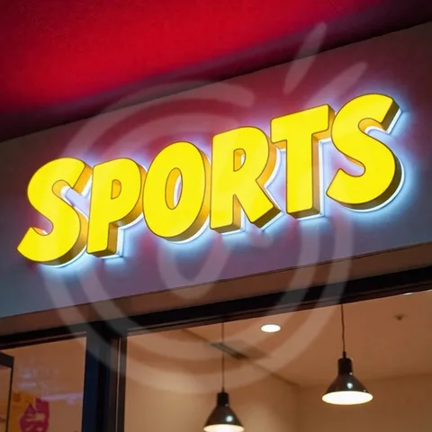 Светодиодная металлическая вывеска 3D Luminous Character