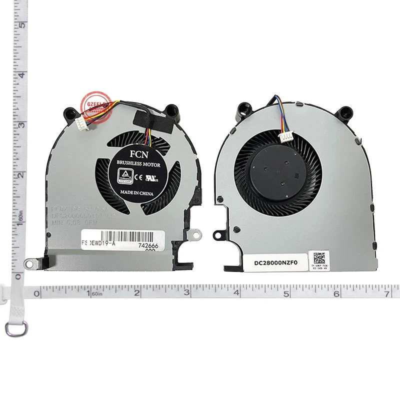 Новый вентилятор для ноутбука DELL WD19TB WD19TBS WD19DC WD19DCS FL8X K20A001 K20A CN-0C96VF 0C96VF C96VF DC28000NZF0