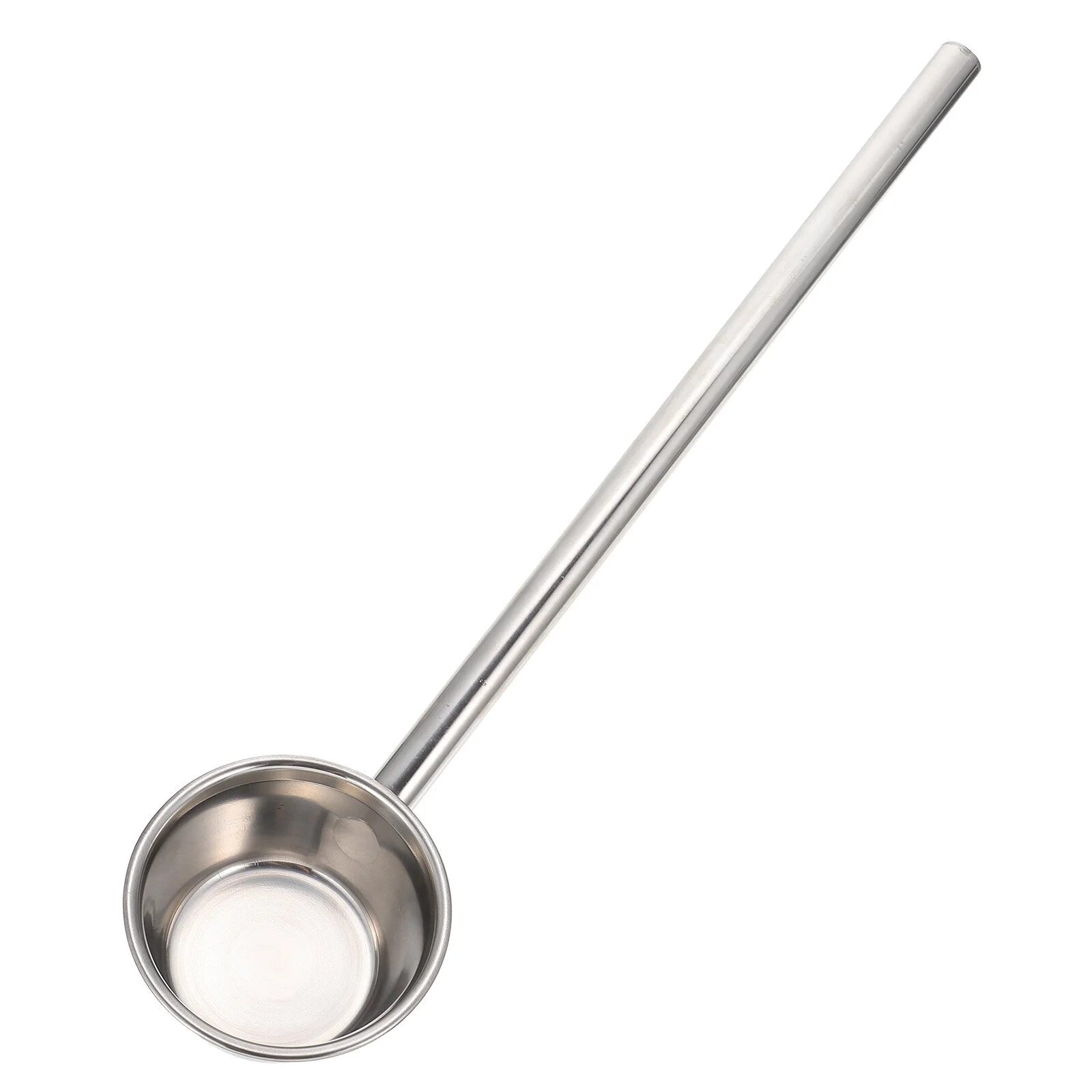 

Portable Silverware Long Handle Water Spoon Stainless Steel Ladle Home Canteen Soup Bag 55X12X6.2CM Kitchen Gadget