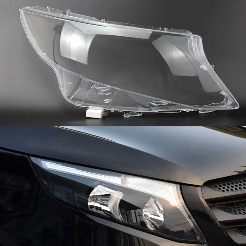 

for Mercedes-Benz Vito 2016-2018lens Headlight Repair Parts Headlight repair cover Transparent protective cover protective shell