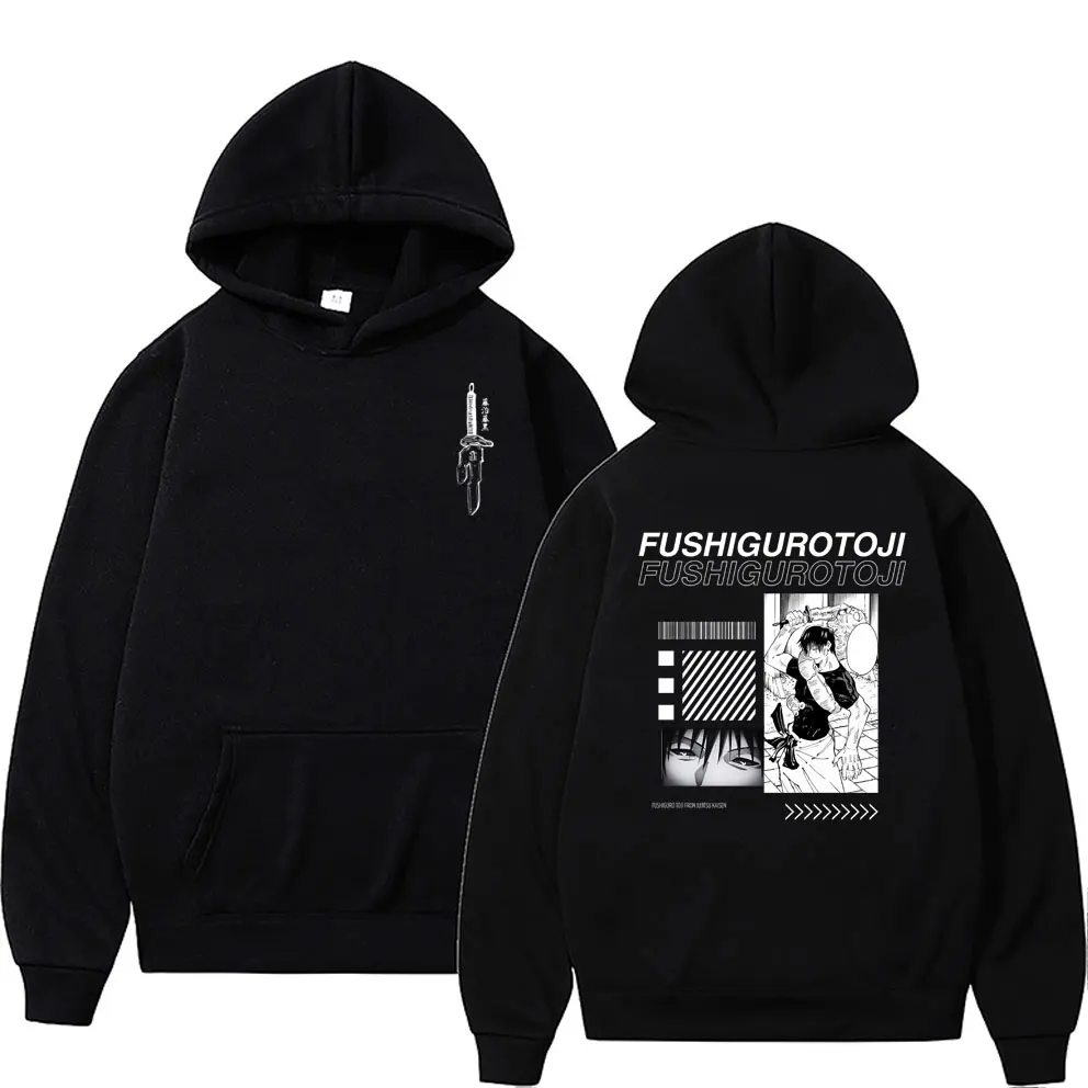 

Anime Jujutsu Kaisen Fushiguro Toji Graphic Print Hoodie Men Manga Fleece Cotton Hoody Sweatshirts Male Fashion Cosplay Clothes