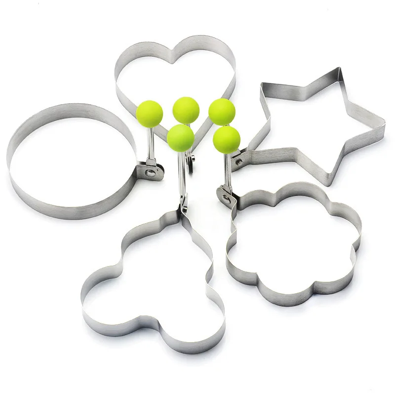 

Omelette Machine Frying Egg Mold Fried Egg Pancake Ring Stainless Steel Mold for Cooking Breakfast Pan Oven Kitchen Cooking Mold