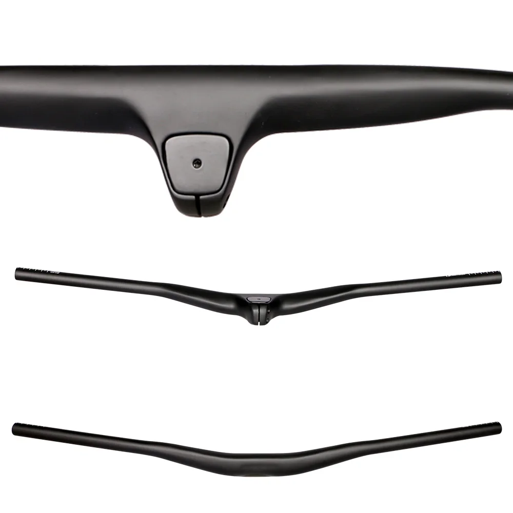 T1000 углеродное волокно интегрированный горный велосипед руль стойка-12 градусов