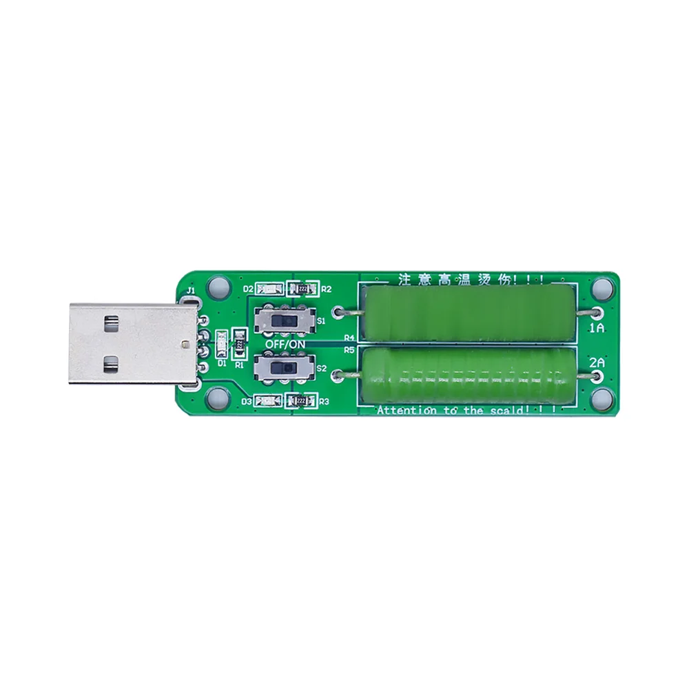 LIZAO USB резистор электронная нагрузка с переключателем регулируемый 3 ток 5 в