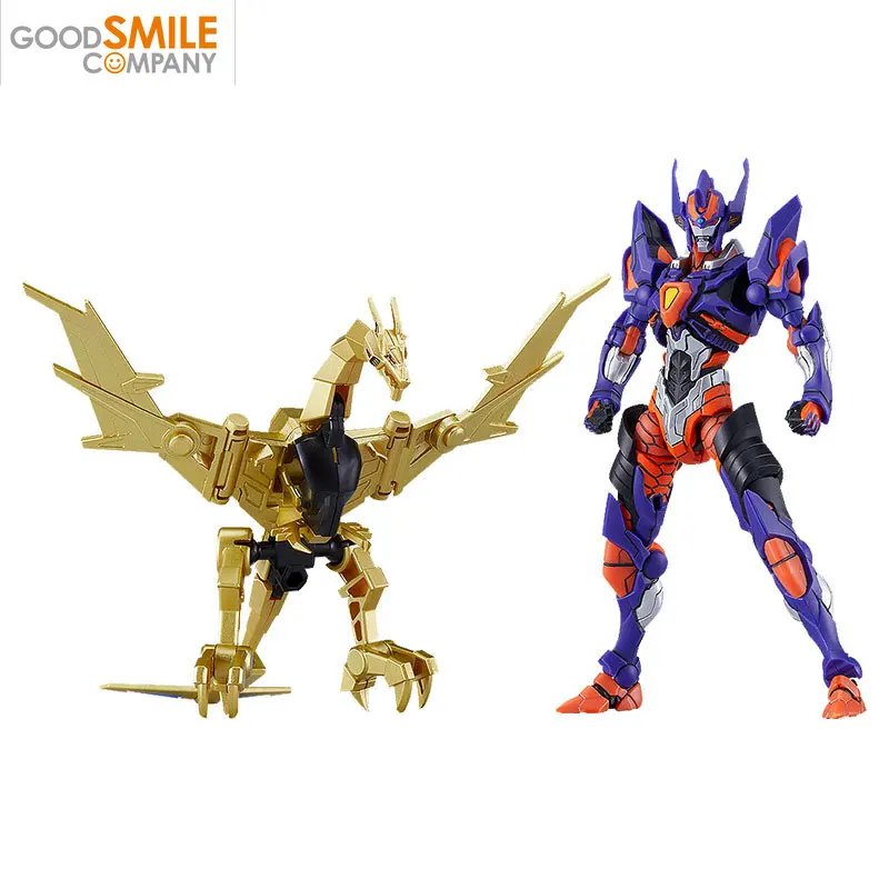 

In Stock Good Smile Original GSC MODEROID GRIDKNIGHT&GOLDBURN SSSS.DYNAZENON Action Figure Model Children's Gifts