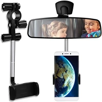 car mount phone holder universal holder rearview mirror mount phone and gps holde for most 4 6 1 inch mobile phones