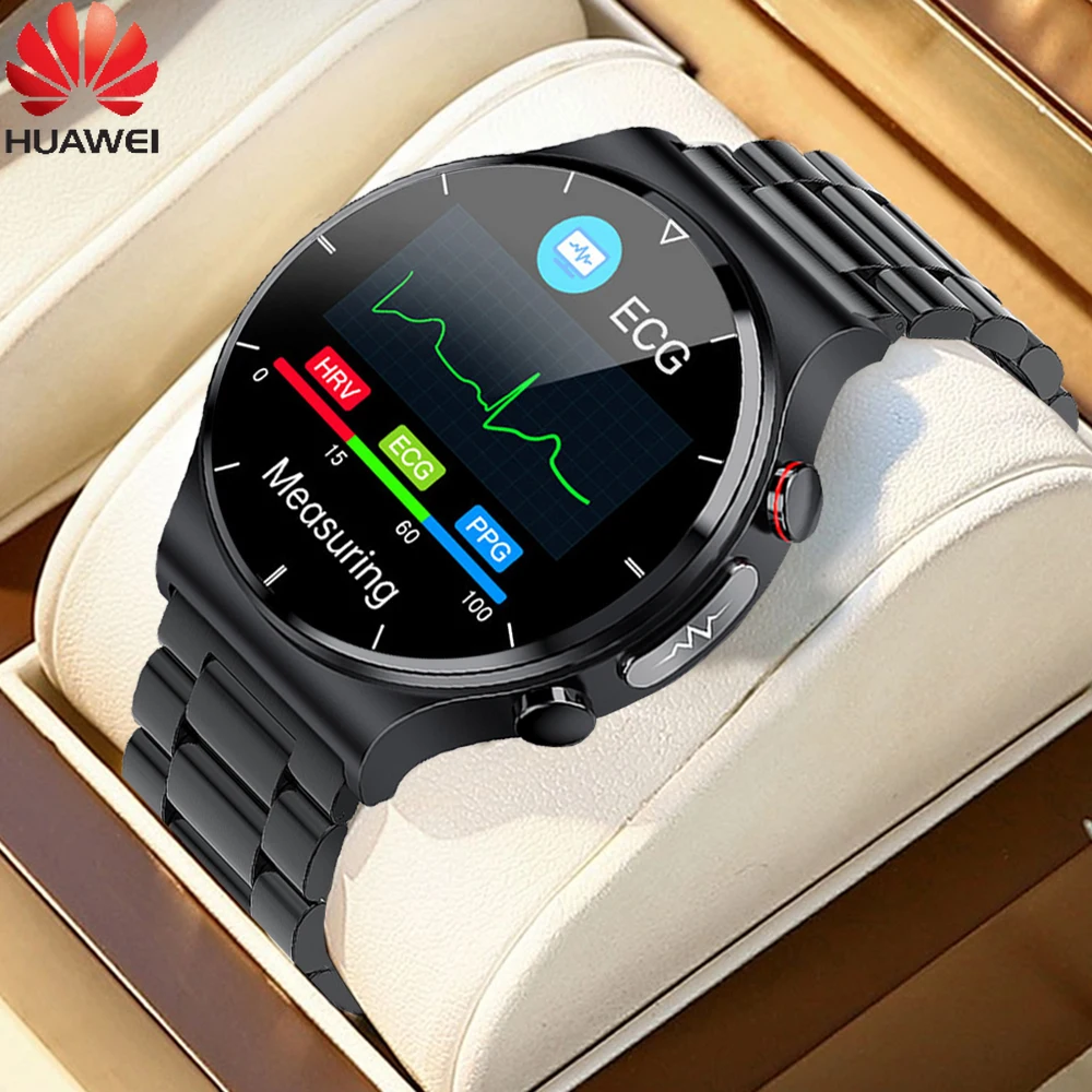 

Huawei ECG+PPG Smart Watch Men Body Temperature Blood Oxygen Heart Rate IP68 Waterproof Wireless Charger Sports Men Smartwatch
