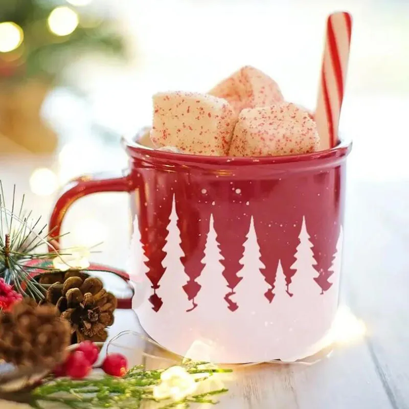 Трафареты зеленого соснового леса для самостоятельной покраски стен