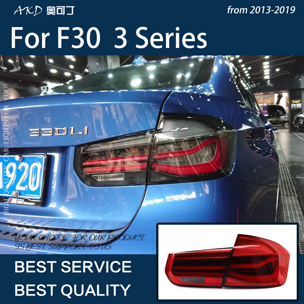 Car Lights for BMW F30 F35 2013-2019 3 Series LED Auto Taillights Assembly Upgrade AKD Original Design Dynamic Tool Accessories