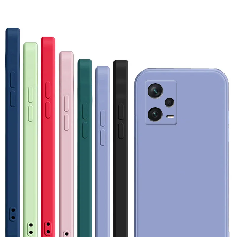 

For Xiaomi Redmi Note 12 Pro Case Redmi Note 9 10 11 Pro 5G Liquid Silicone soft skin capa bumper Cover Redmi Note 12 Pro Fundas