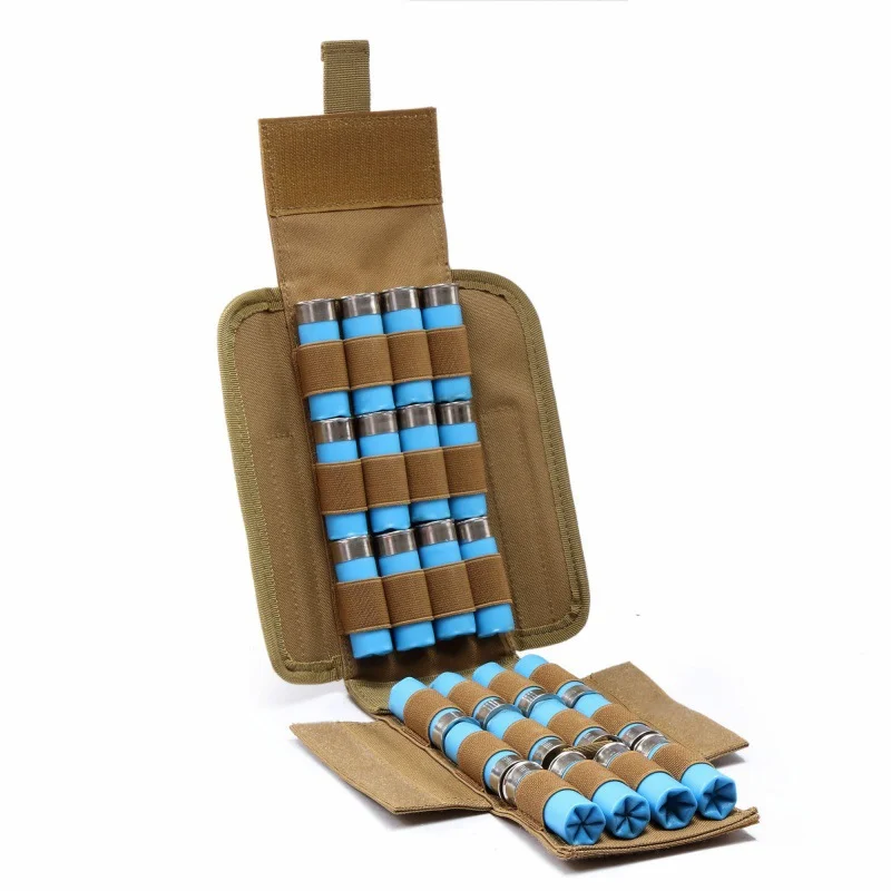 

Tactical 25 Round Ammo Shell Pouch 12 Gauge Molle Waist Bag Airsoft Gun Bullet Holder Rifle Cartridge Pouch Hunting Accessories
