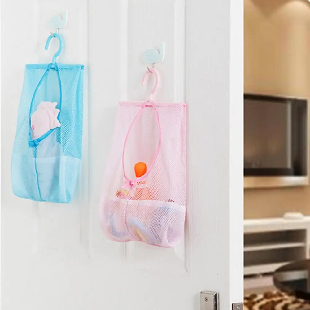 

Laundry Bag Transparent Portable Space-saving Durable Drying Clothes Bag Draining Mesh Bag for Closet