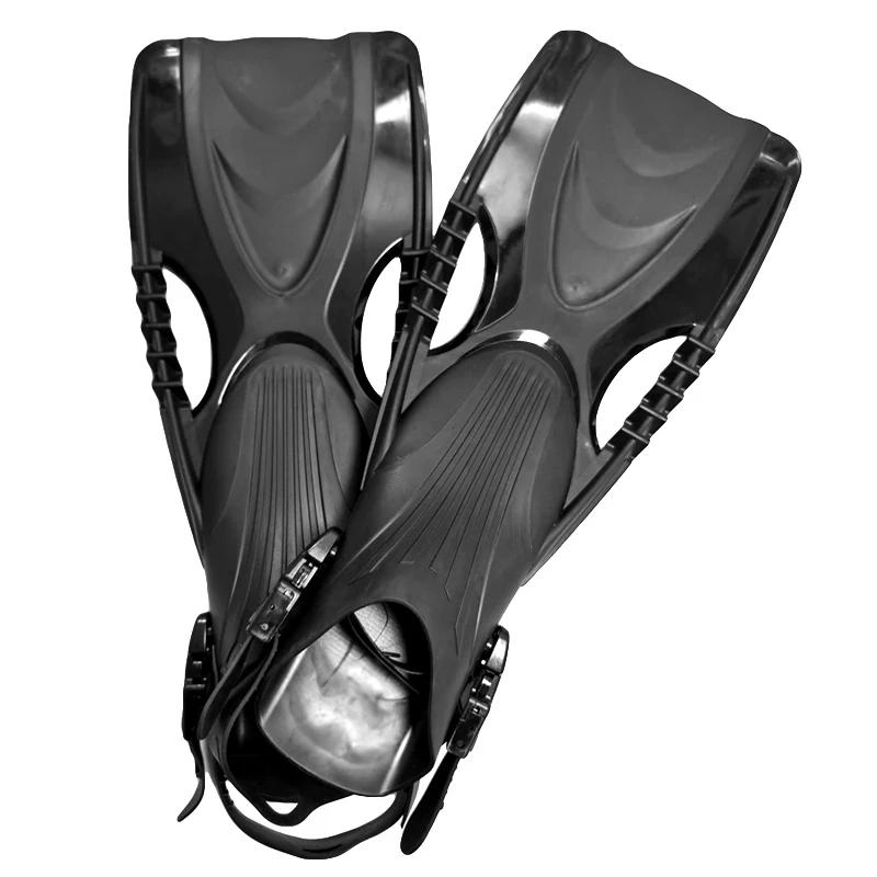 

Professional Scuba Diving Fins Adult Adjustable Swimming Shoes Silicone Long Submersible Snorkeling Foot Monofin Diving Flippers