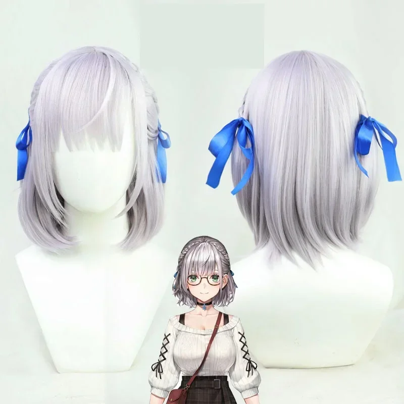 4 типа VTuber Широгане Ноэль парик для косплея Hololive Fantasy Youtuber термостойкий девочек