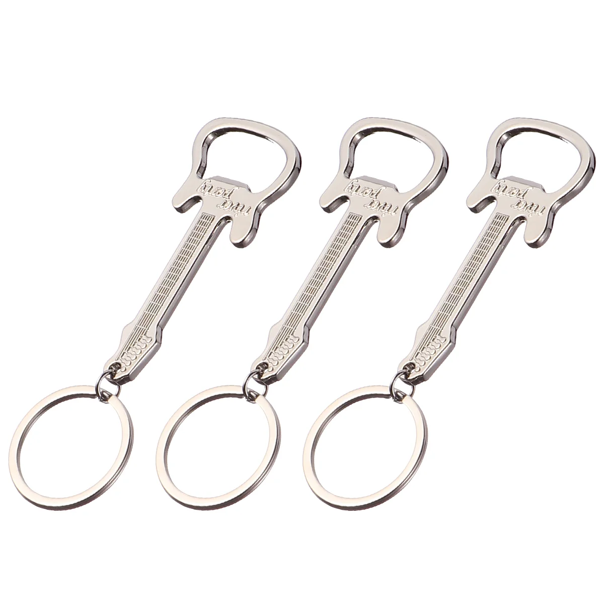 

Opener Bottle Guitar Key Chain Beer Keychain Hanging Multifunctional Decorativecreative Keyring Holder Day Valentines Mini Bass