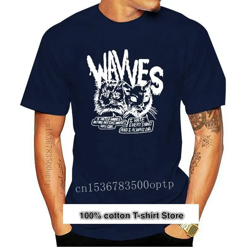 

Wavves-Camiseta cininica de кошельки, S, M, L, Xl, новинка, официальная, Alte, одежда с уличной надписью, Новинка