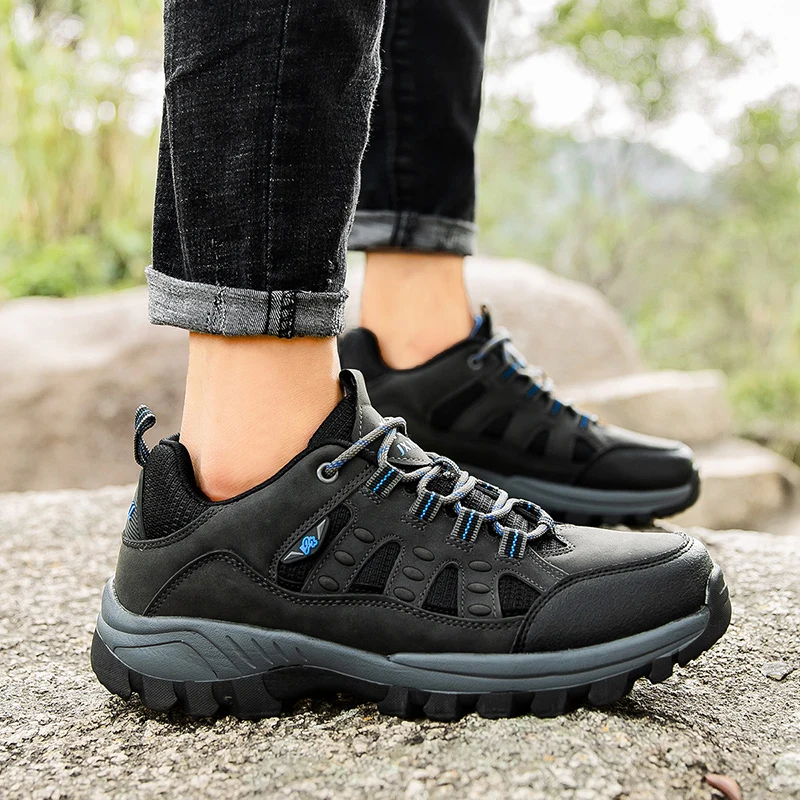 Hot Sale Men Women Trekking Shoes Waterproof Anti-Slip Hiking Shoes Mountain Boots Outdoor Camping Climbing Hunting Sneakers Man