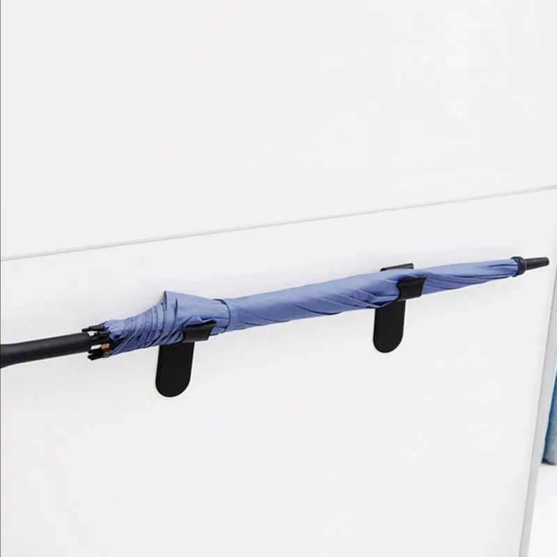 

2pcs Portable Paste-type Umbrella Holder Multi-functional Small Hook Hanger Rack Car Home Interior Accessories