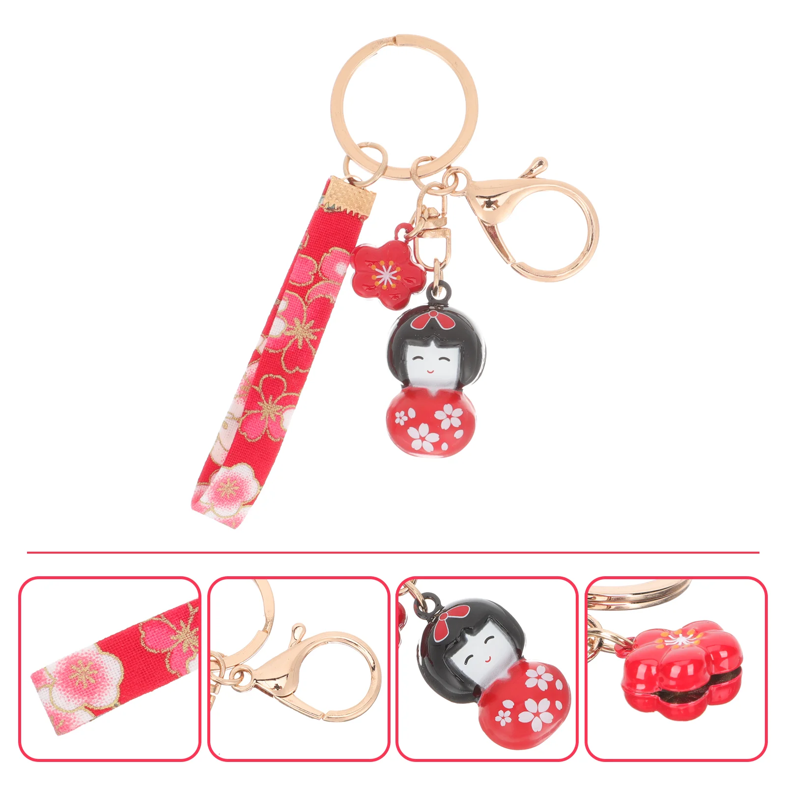 

Frame Key Ring Decor Pendant Lucky Label Zephyr Keychain Hanging Accessories Car Crafts DIY