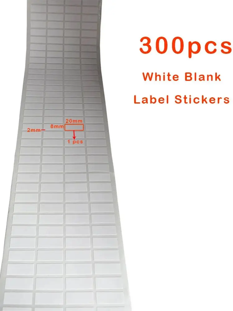 

Белые этикетки-наклейки 4 ряда 300/500/1000 шт