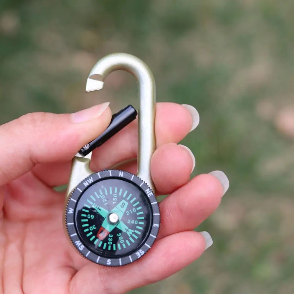 ia Mini Compass Brelok do kluczy ze stopu cynku Karabińczyk Klamra Akcesoria zewnętrzne biwakowania Piesze wycieczki z plecakiem 열 فا고리